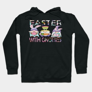 happy easter with gnomies Hoodie